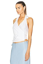 Saks Potts Sanne Top in White, view 3, click to view large image.