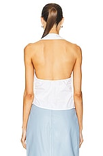 Saks Potts Sanne Top in White, view 4, click to view large image.