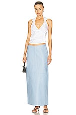 Saks Potts Sanne Top in White, view 5, click to view large image.