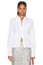 Saks Potts Rylee Top in White, view 1, click to view large image.