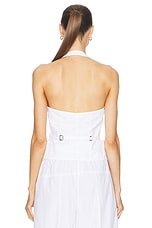 Saks Potts Adriana Top in White, view 3, click to view large image.