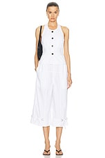 Saks Potts Adriana Top in White, view 4, click to view large image.