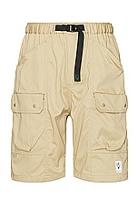South2 West8 Belted Harbor Short Cmo Twill in A-Beige, view 1, click to view large image.