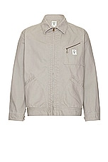 South2 West8 Work Jacket 115Oz Cotton Canvas in A-Grey, view 1, click to view large image.