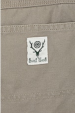 South2 West8 Painter Pant 115Oz Cotton Canvas in A-Grey, view 4, click to view large image.