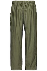 South2 West8 Belted Cs Pant Cotton Back Sateen in A-Olive, view 2, click to view large image.