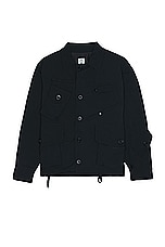 South2 West8 Tenkara Shirt Nylon Oxford in C-Black, view 1, click to view large image.