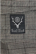 South2 West8 Tenkara Trout Shirt Per Glen Plaid in B-Grey, view 3, click to view large image.