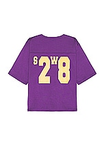 South2 West8 Hockey Tee Rc Jersey in D-Purple, view 2, click to view large image.