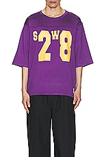 South2 West8 Hockey Tee Rc Jersey in D-Purple, view 4, click to view large image.