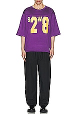 South2 West8 Hockey Tee Rc Jersey in D-Purple, view 5, click to view large image.