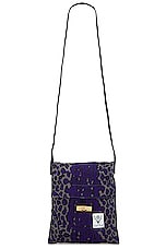 South2 West8 Flannel String Bag in Leopard, view 1, click to view large image.