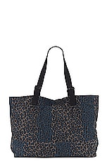 South2 West8 Canal Park Tote Flannel Cloth Printed in A-Leopard, view 2, click to view large image.