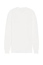 SER.O.YA Damien Sweater in White & Denim, view 2, click to view large image.