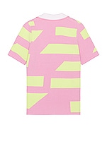 SER.O.YA Lei Shirt in Stripe Pink & Green, view 2, click to view large image.