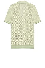 SER.O.YA Michael Crochet Shirt in Mint, view 2, click to view large image.