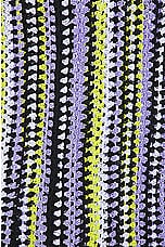 SER.O.YA Arthur Crochet Shirt in Black & Multi, view 3, click to view large image.