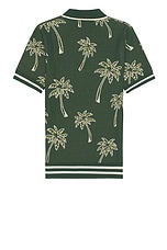 SER.O.YA Calan Polo in Palm Tree Jacquard Green, view 2, click to view large image.