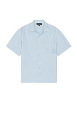SER.O.YA Jonah Linen Button Down in Light Blue, view 1, click to view large image.