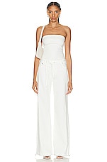 SER.O.YA Delancey Jumpsuit in White, view 1, click to view large image.