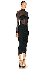 SER.O.YA Levina Dress in Black, view 2, click to view large image.