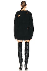 SER.O.YA Rumi Sweater Dress in Black, view 3, click to view large image.