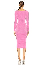 SER.O.YA Imogen Dress in Malibu Pink, view 3, click to view large image.