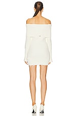 SER.O.YA Everleigh Dress in Winter White, view 3, click to view large image.