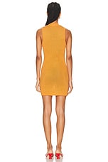 SER.O.YA Ginger Knit Mini Dress in Papaya, view 3, click to view large image.