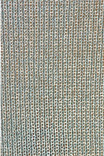 SER.O.YA Narissa Metallic Knit Maxi Dress in Sky Blue, view 4, click to view large image.