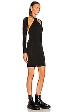 SER.O.YA Lana Dress in Black, view 3, click to view large image.