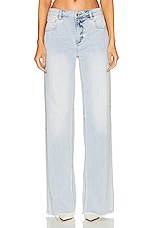 SER.O.YA Margot Boyfriend Pant in Skylight, view 1, click to view large image.