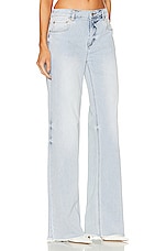 SER.O.YA Margot Boyfriend Pant in Skylight, view 2, click to view large image.