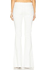 SER.O.YA Olivia Mid-rise Pant in White, view 3, click to view large image.