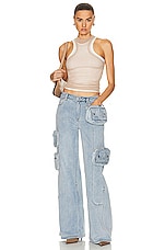 SER.O.YA Stephy Cargo Pant in Coastline, view 5, click to view large image.