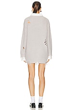 SER.O.YA Chloe Sweater in Silver, view 3, click to view large image.