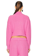 SER.O.YA Donna Sweater in Malibu Pink, view 4, click to view large image.