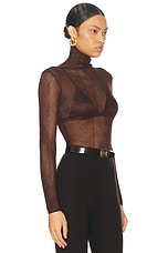 SER.O.YA Piper Sweater in Ash Brown, view 2, click to view large image.