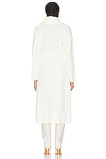 SER.O.YA Athena Robe in Winter White, view 4, click to view large image.