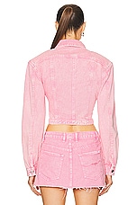SER.O.YA Faith Jacket in Malibu Pink, view 3, click to view large image.