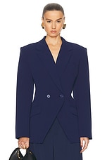 SER.O.YA Cosmo Blazer in Navy, view 1, click to view large image.