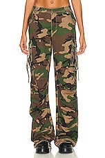 SER.O.YA Jane Cargo Pant in Washed Camo, view 1, click to view large image.