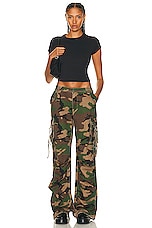 SER.O.YA Jane Cargo Pant in Washed Camo, view 4, click to view large image.