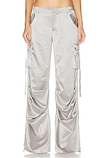 SER.O.YA Lai Cargo Pant in Silver, view 1, click to view large image.