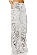 SER.O.YA Lai Cargo Pant in Silver, view 2, click to view large image.