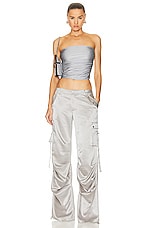 SER.O.YA Lai Cargo Pant in Silver, view 4, click to view large image.
