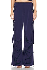 SER.O.YA Lai Cargo Pant in Navy, view 1, click to view large image.
