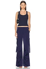 SER.O.YA Lai Cargo Pant in Navy, view 5, click to view large image.