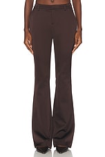 SER.O.YA Elvira Flare Trouser in Ash Brown, view 1, click to view large image.