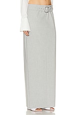 SER.O.YA Maeve Maxi Skirt in Silver, view 2, click to view large image.